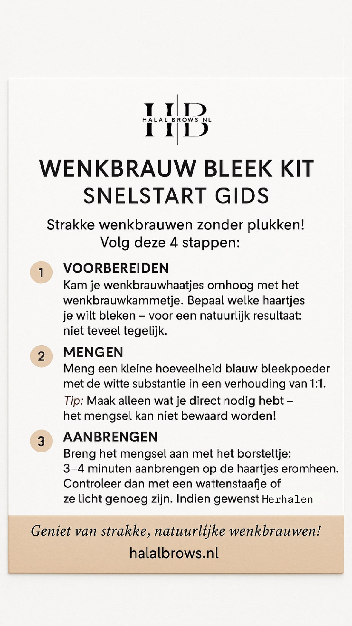Brow Bleach Kit